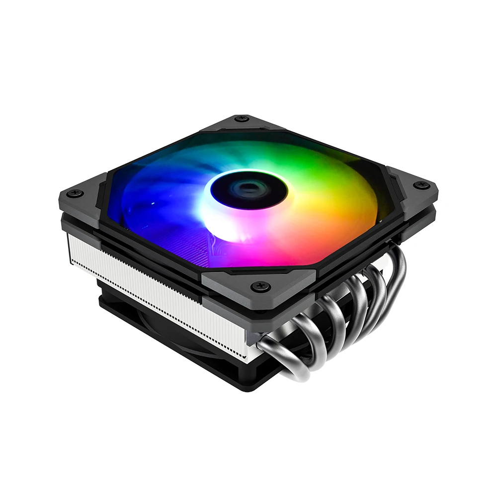 Id-Cooling Is-60 Evo Ventola Di Raffreddamento 64Mm Di Altezza A Basso Profilo Cpu Cooler Per Itx A4 Case Chassis Per Am4 Lga 1200 1150 1151