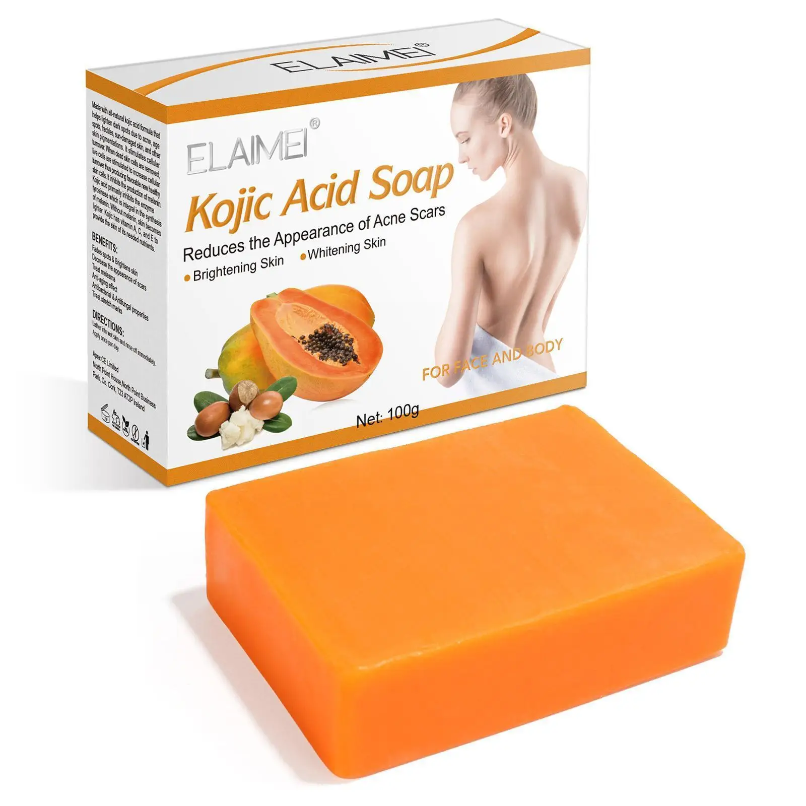 

Kojic Soap Skin Lightening 100g Whitening Handmade Remover Moisturizing Papaya For Whitening Soap With Dark Soap Extract Sp W4W1