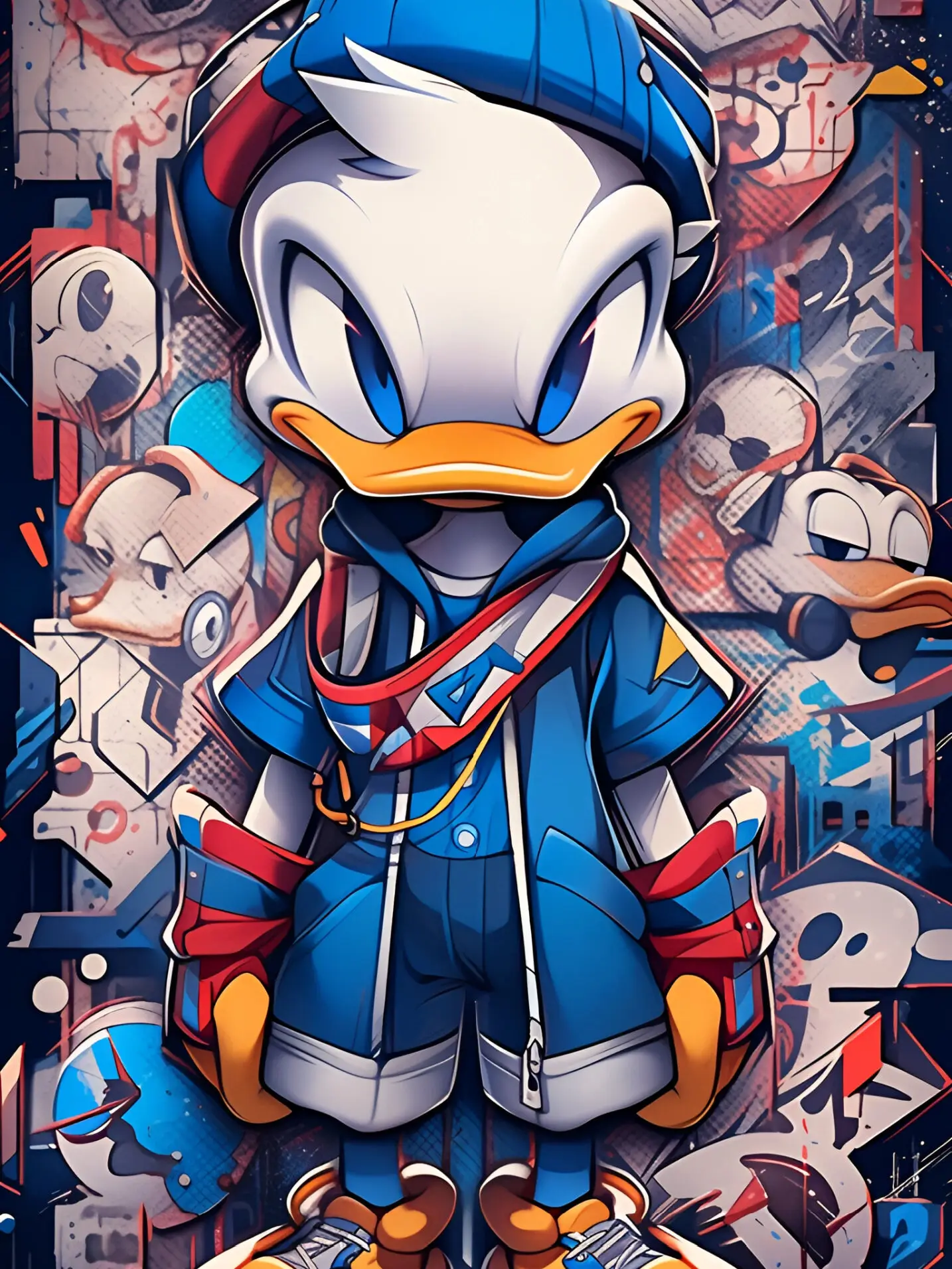 Donald Duck Drawing by maddyski on DeviantArt