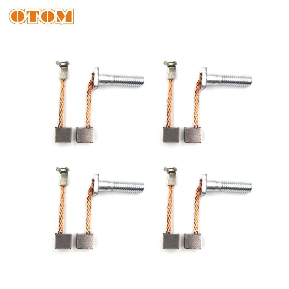 OTOM Motorcycle Starter Motor Carbon Brush Terminal Wire Cleaning Repair Set 31201-MEY-671 For HONDA CRF450X 2005-2017 Accessory