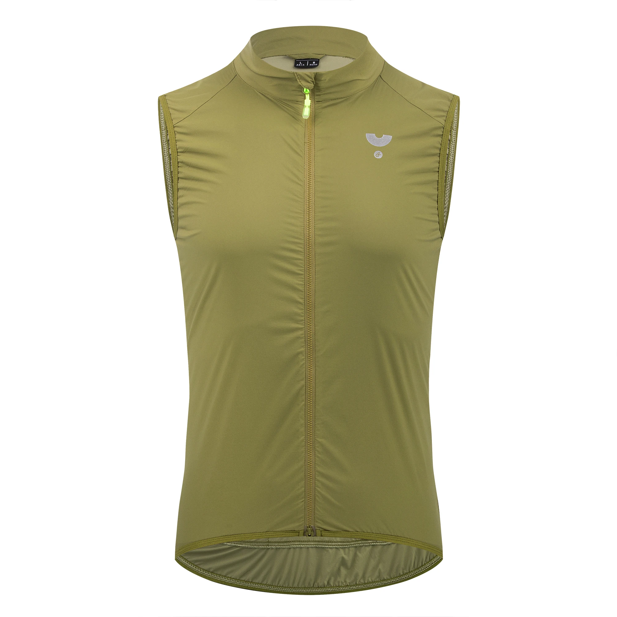 YKYWBIKE Männer Radfahren Gilet Winddicht Wasserdicht Pro Team Tragbare Fahrrad Windjacke Rennrad Weste Doppel-reißverschluss Atmungsaktiv – Detail 19