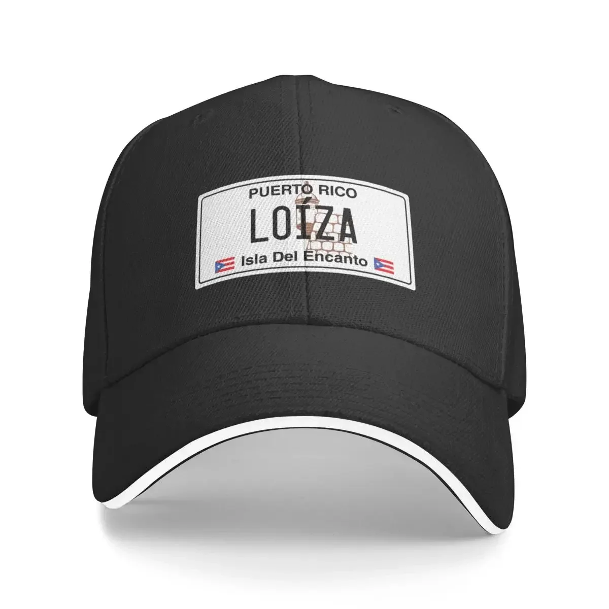 

New PR Plate - Loíza Baseball Cap Visor Caps Sunhat Baseball Cap For Men Women's