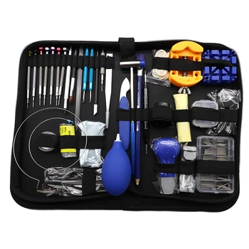 Kit di riparazione dell'orologio, apri la cover posteriore dell'orologio, rimuove il cinturino, sostituisce l'anello e le lancette impermeabili