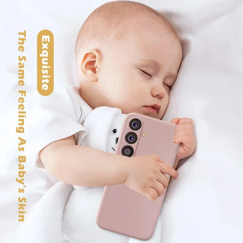 Shockproof Liquid Silicone Phone Case - TPU Protective Cover