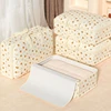 Storage Organizer Clothes Quilt Organizer Dorm Room Essentials Large Capacity Waterproof Moisture Resistant Closet Woven Bag 1