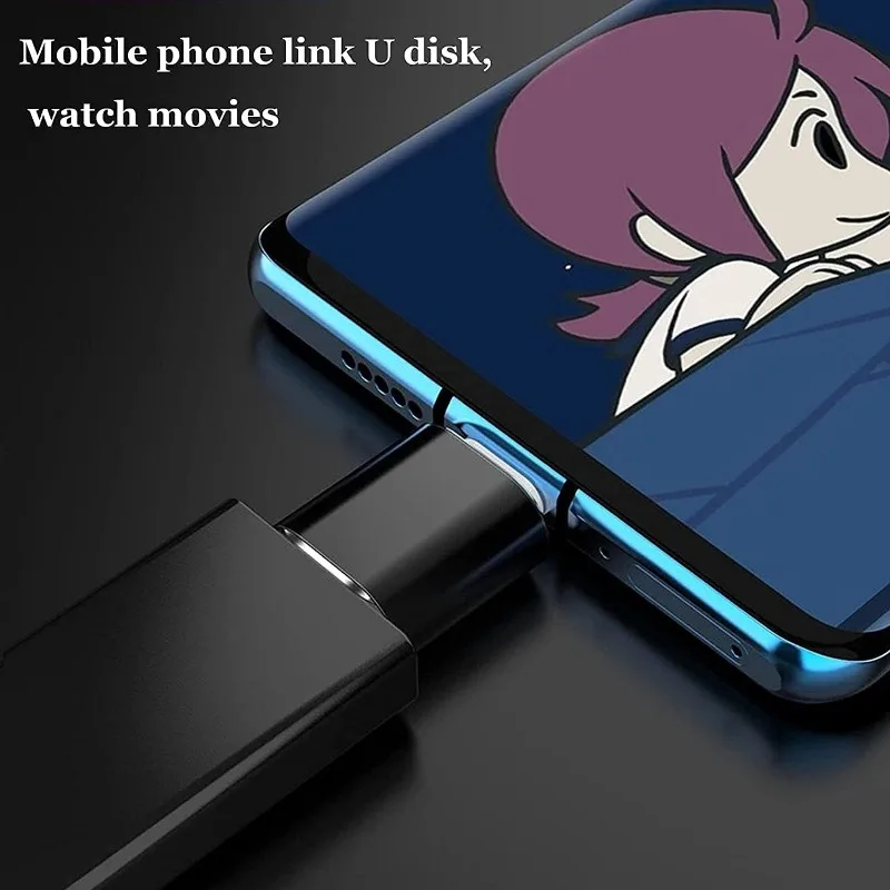 USB C to USB A 3.0 OTG 어댑터 남성-여성 데이터 전송 플래시 드라이브 키보드 마우스 연결 스마트폰 노트북 태블릿 PC용