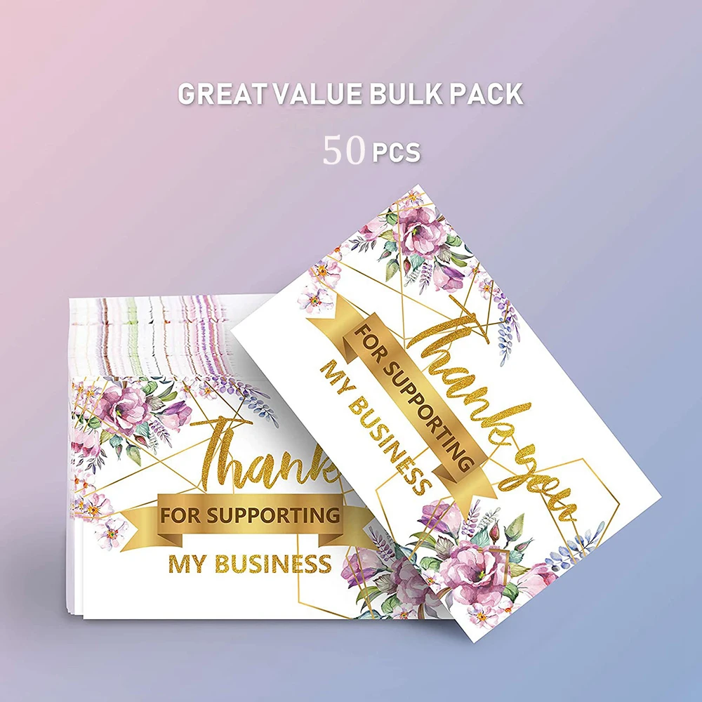 Gift Presentation Cards Flowers Branches Thank You Wedding Gifts X098