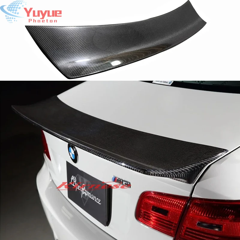 

Carbon fiber Rear Trunk Lid Spoiler Wing for BMW 3 Series E92 Coupe328i 335i M3 2006-2012 Trunk Racing Spoiler Wing Lip LB Style