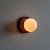 Nordic LED Glass Wall Lamp Minimalist G9 Base Orb Sconce For Bedroom Study Hallway Staircase Aisle Entrance Lighting Fixtures 6