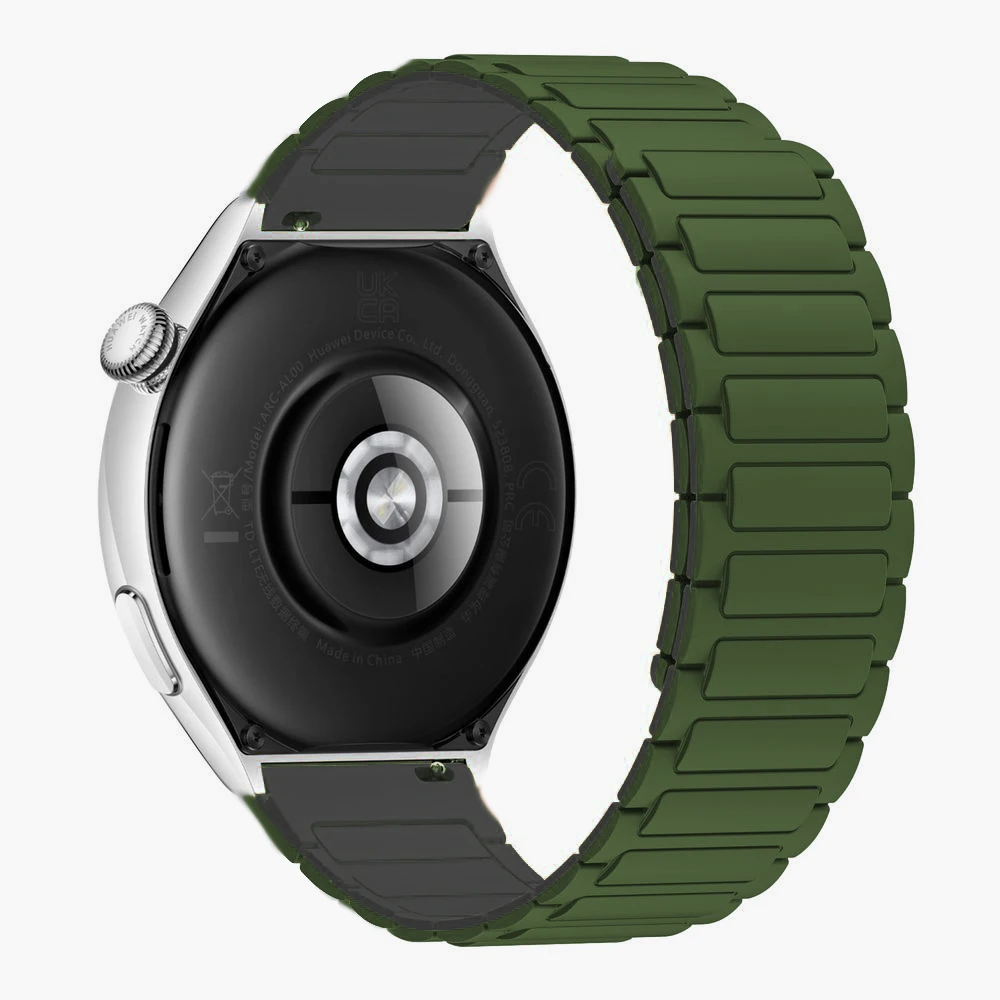 Magnetic Sport Silicone Strap - 22mm Fitness Bracelet Replacement Band