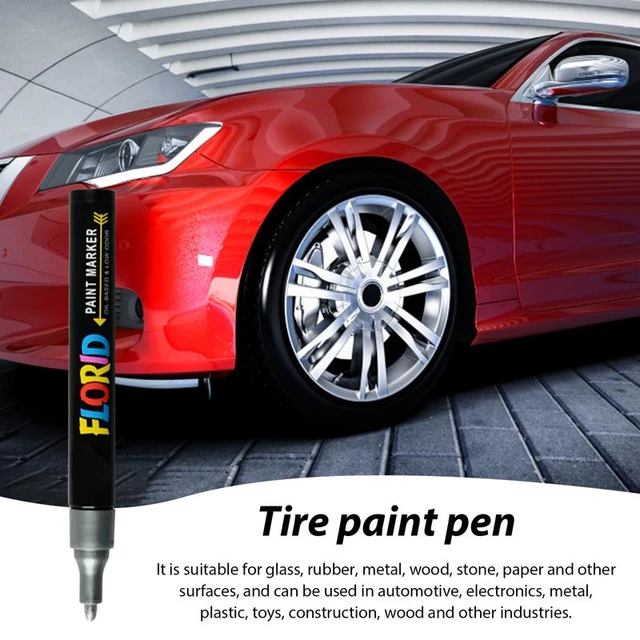 Yellow Tire Ink Pen