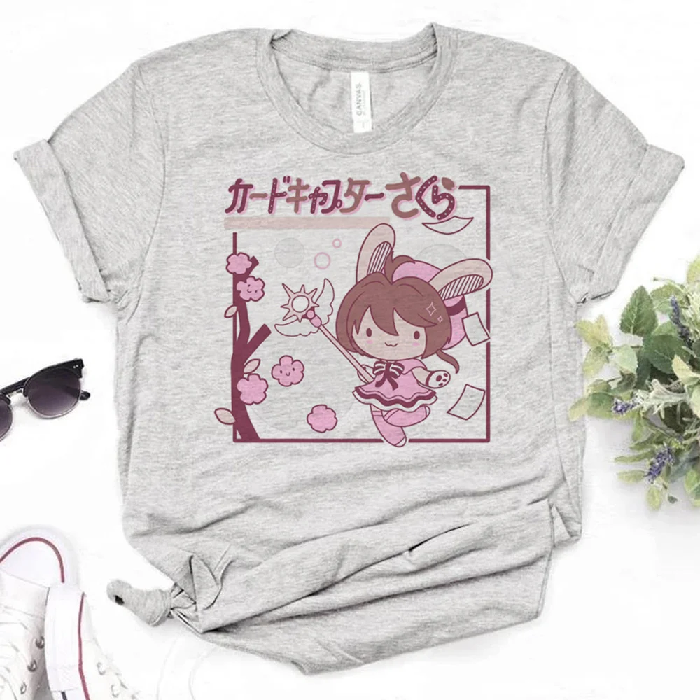 

Madoka top women streetwear anime Y2K tshirt girl funny clothing