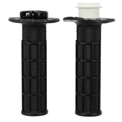 Premium Non - Slip Rubber Handlebar Grips for Motorcycles - Off - Road and Dirt Bike Use (BLACK)