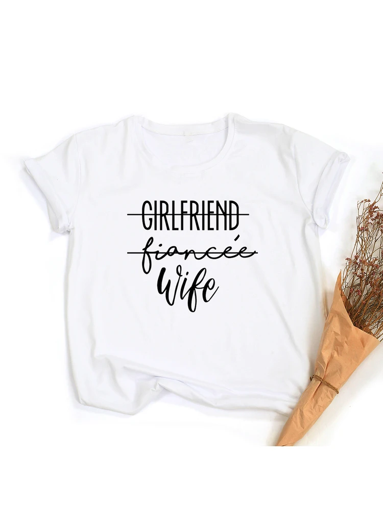 Fidanzata fidanzata moglie T Shirt Future Mrs Tumblr Tee ...