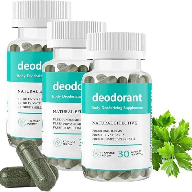 Body Odor Naturally Fresh Smelling Breath Fresh Smelling Private Area Chlorophyll Capsules Underarms Smell