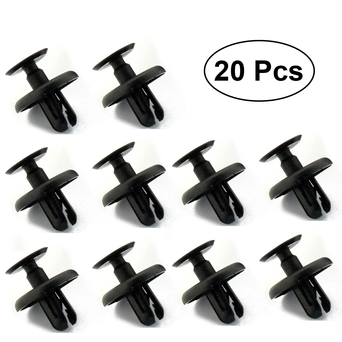 20pcs Car Bumper Push Clip Plastic Car Clip Fastener Car Push Clip
