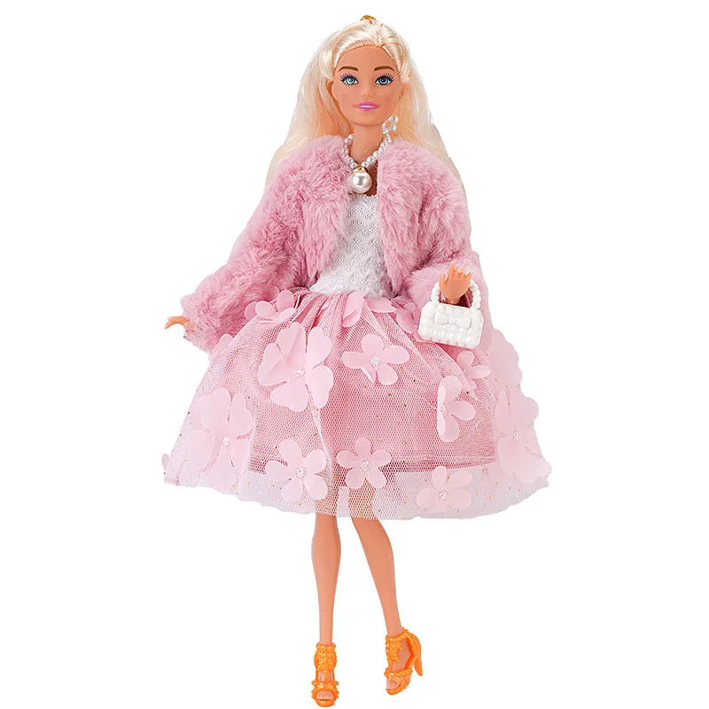 Multiple Styles Pink bjd Doll Clothes,Fashion Coat,Pants,Dress, For 11.8 Inch Barbis Doll Accesories Toys,Miniature Item 2