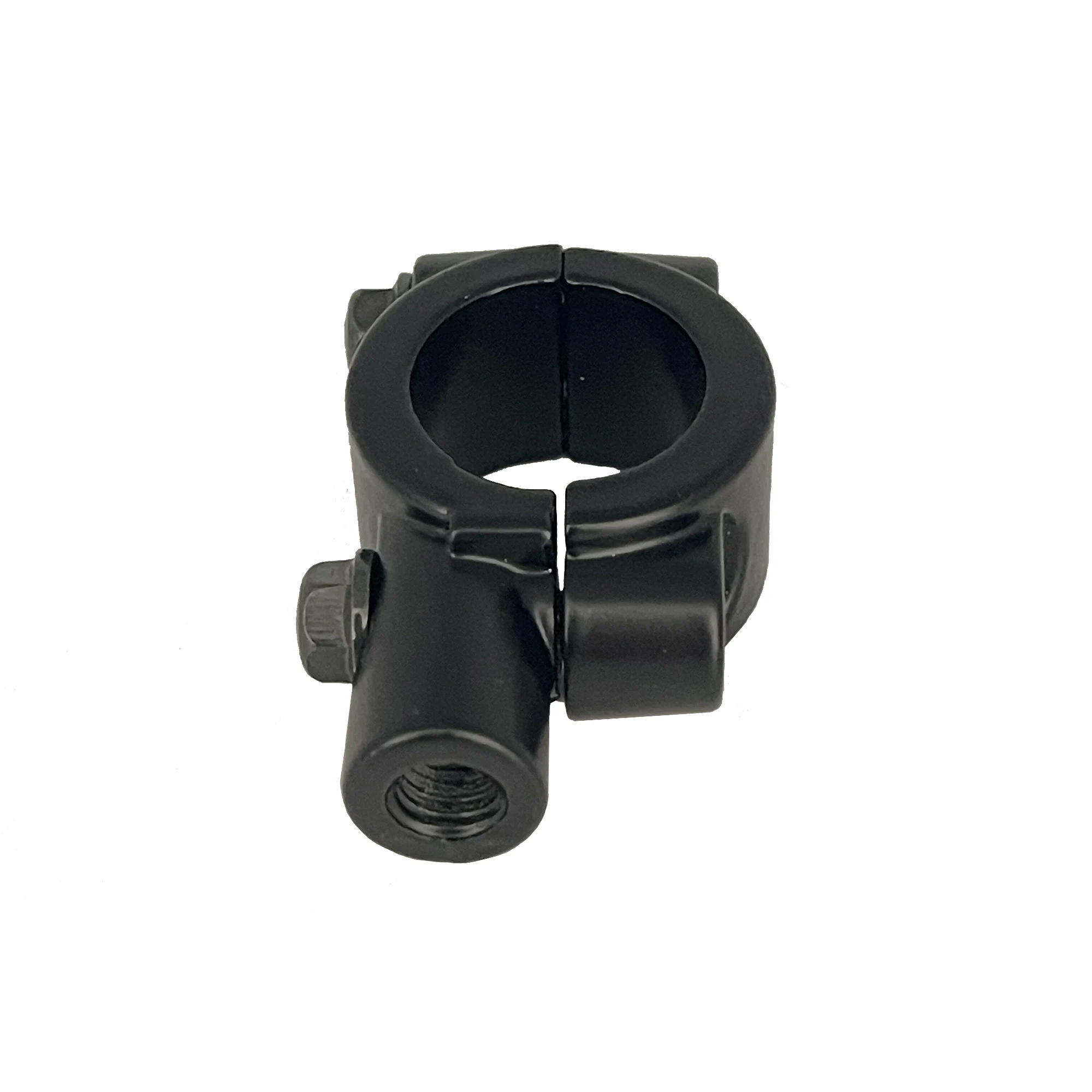 22mm/25mm Handlebar Bracket Clamp M8/M10 Thread Motorcycle Mirror Mount Clamp Rear View Mirror Holder Adapter Silver/Black motorcycle mirror motorcycle mirrors motorcycle mirror mount motorcycle mirror bracket