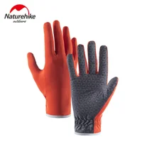 Naturehike Thin Full Finger Non-slip Gloves Outdoor Running Sports Mountaineering Cycling Touch Screen Gloves Breathable Gloves 1
