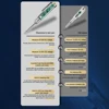 AC DC 24-250V 3LED Voltage Test Pen Electrician Electroscope Safety Test Screwdriver Pen with Beep Alarm 5