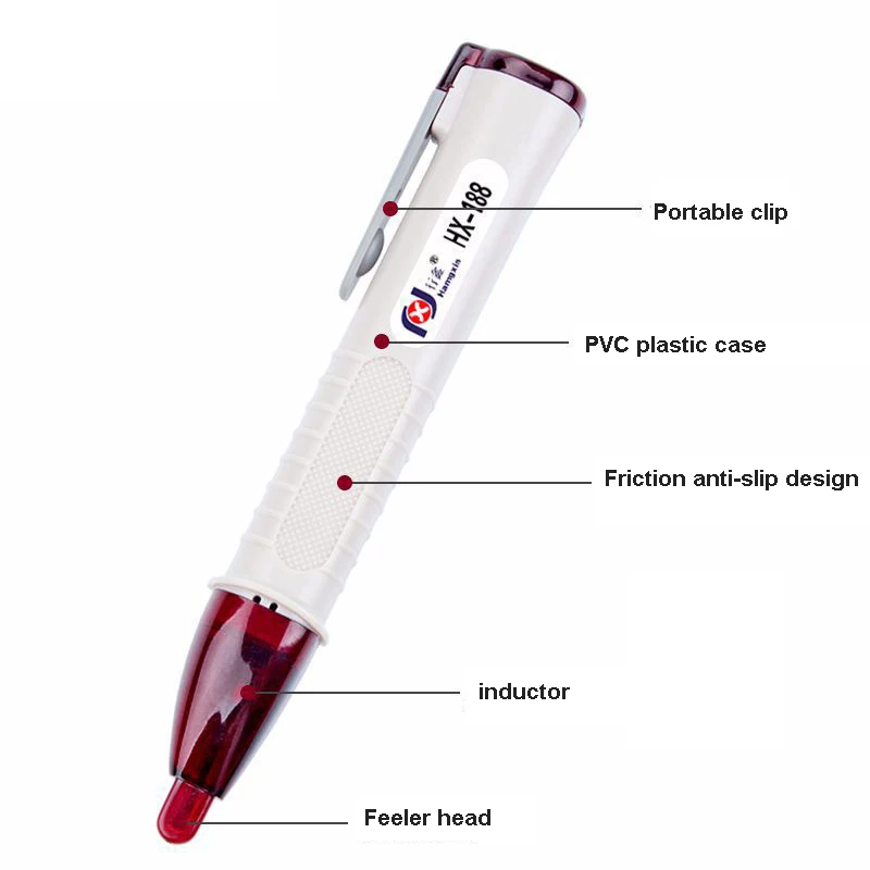 Pen Tester Magnetic Detector Meter Field Strength Test Instruments Mini Electromagnetic Radiation Detector Pen EMF Tester 2