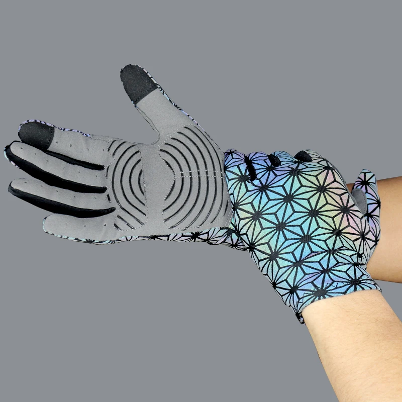 Sports Luminous Cycling Gloves Men and Women Outdoor Sports Luminous Bike Gloves 5