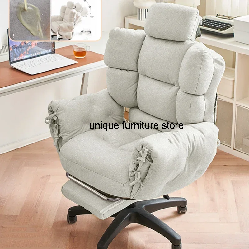 

Morden Nordic Office Chair Neck Support Ergonomic Luxury Designer Office Chair Lumbar Support Silla Gamer Office Furniture