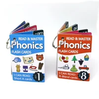 112 Groups of 67 Waterproof Natural Phonics English Learning Cards Read Books Classroom Supplies Montessori for Kids Gift 1