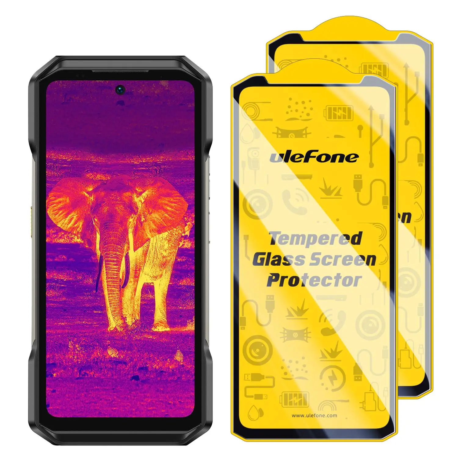 Premium 2-Pack HD Anti-Fingerprint Tempered Glass Screen Protector