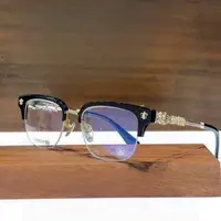 Высококачественные модные очки для чтения, мужские титановые дизайнерские роскошные брендовые ретро женские очки в оправе, очки для близорукости по рецепту — изображение 2