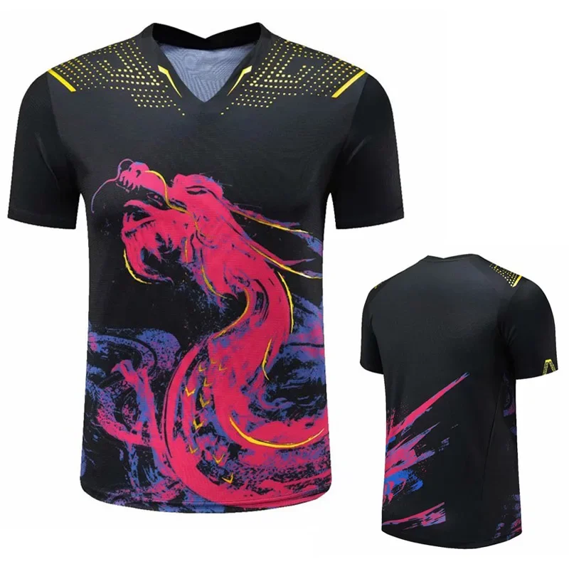 China Dragon Tennis T-shirt Men Women Kid ping pong Shorts Shirt Badminton Table tennis Jersey short sleeve t shirt long sleeve t shirt sports clothes