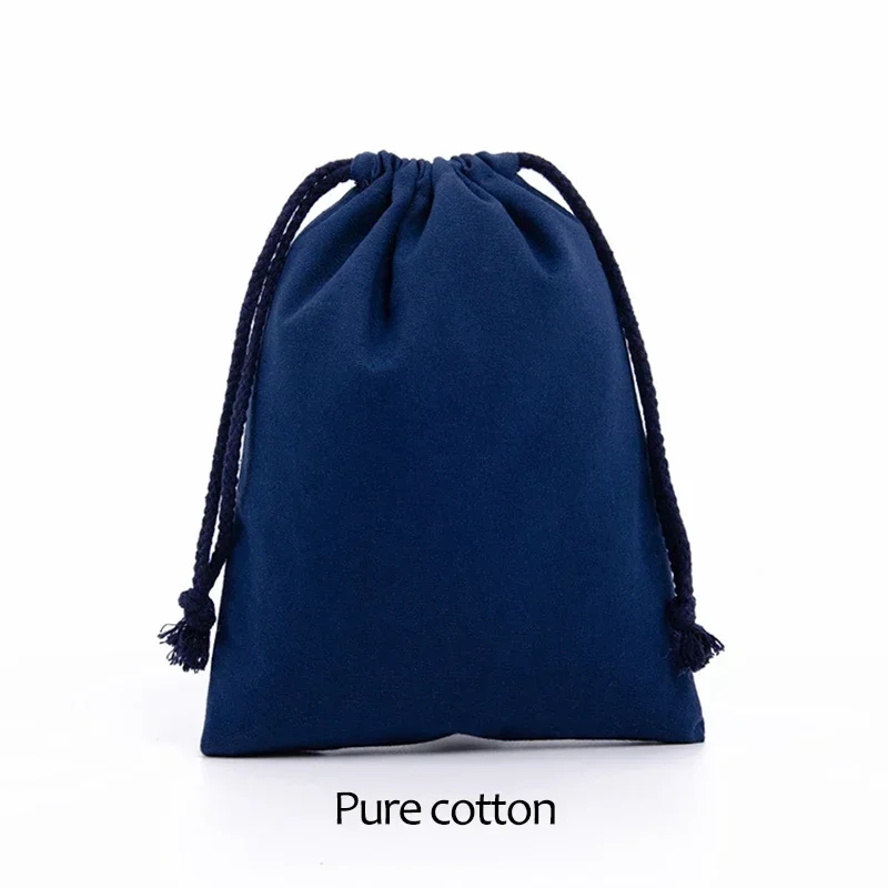 Eco-Friendly Cotton Blend Drawstring Gift Bags for Candy Storage and Home Organization
