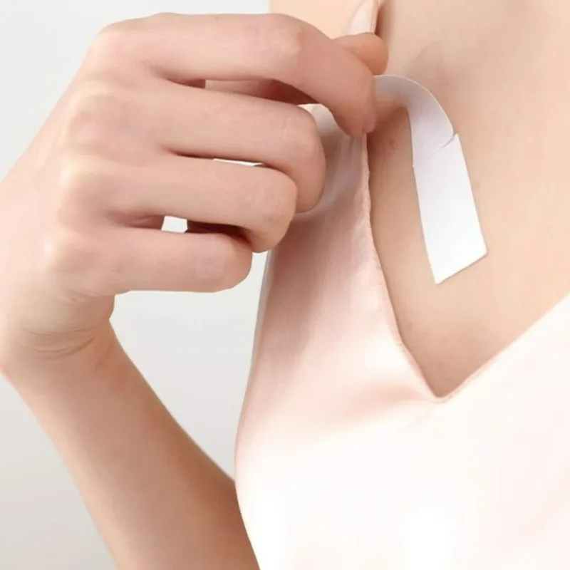 Women Bra Strip Underwear Light Transparent Stickers Shirt Cuff Convenient Sweatproof Patch Female Strong Adhesive Lingerie Tape