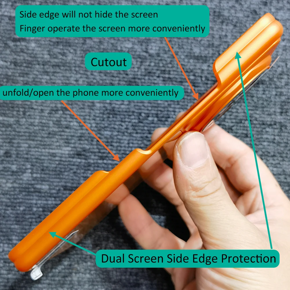 Dual-Screen Magnetic Hinge Protection Case