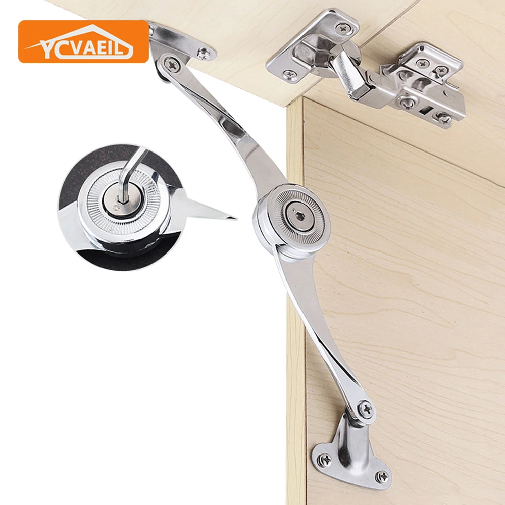 

Hydraulic Randomly Stop Hinges Adjustable Kitchen Cabinet Door Polish Hinge Support Tie Rod Furniture Lifting Fold Stay Hardware