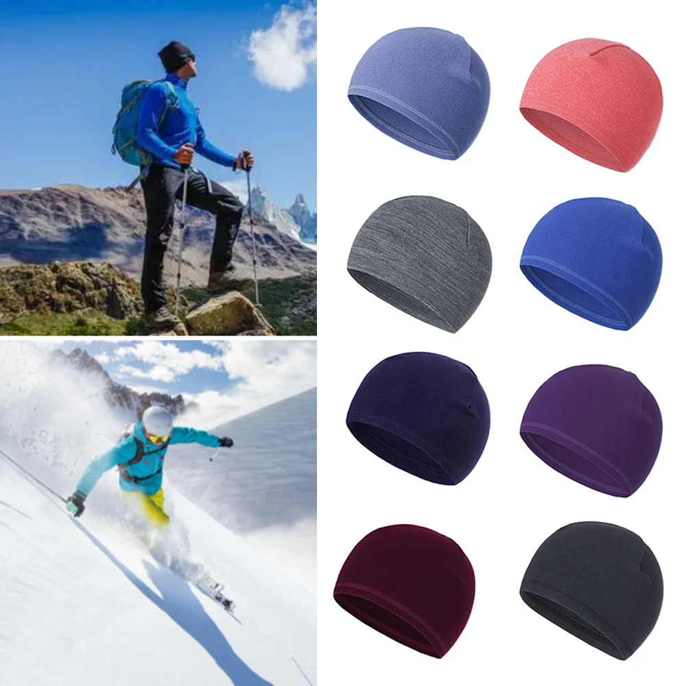 

1 pc Men Polar Fleece Caps Winter Warm Outdoor Sports Skiing Cycling Cap Hat Windproof Soft Beanie Cap Women Ski Bike Hat Caps