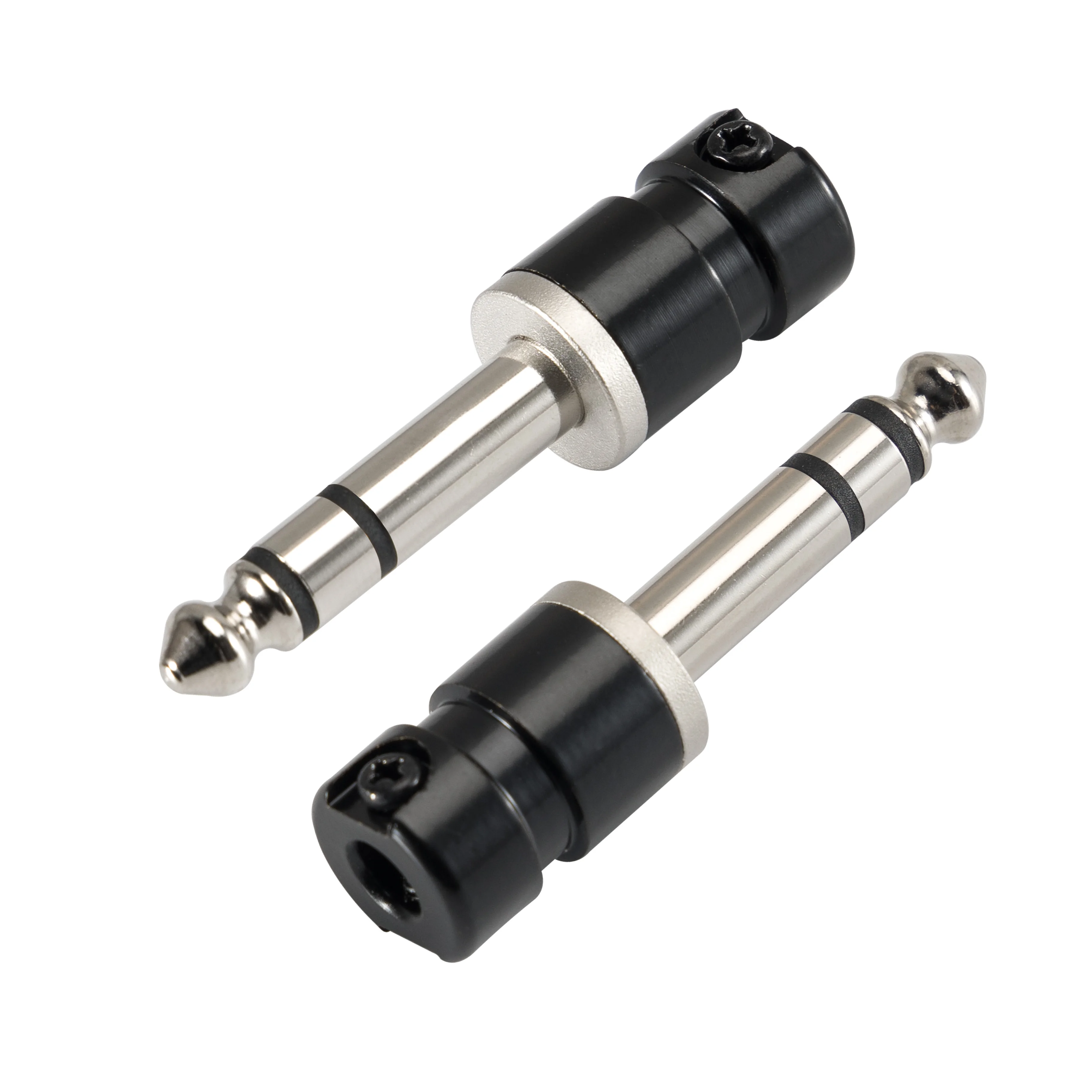 Pro C Mini Short Barrel 1/4 Inch 6.35mm Connector Jack Plug Black Nickel  for Audio Guitar Patch Cable TS TRS - AliExpress