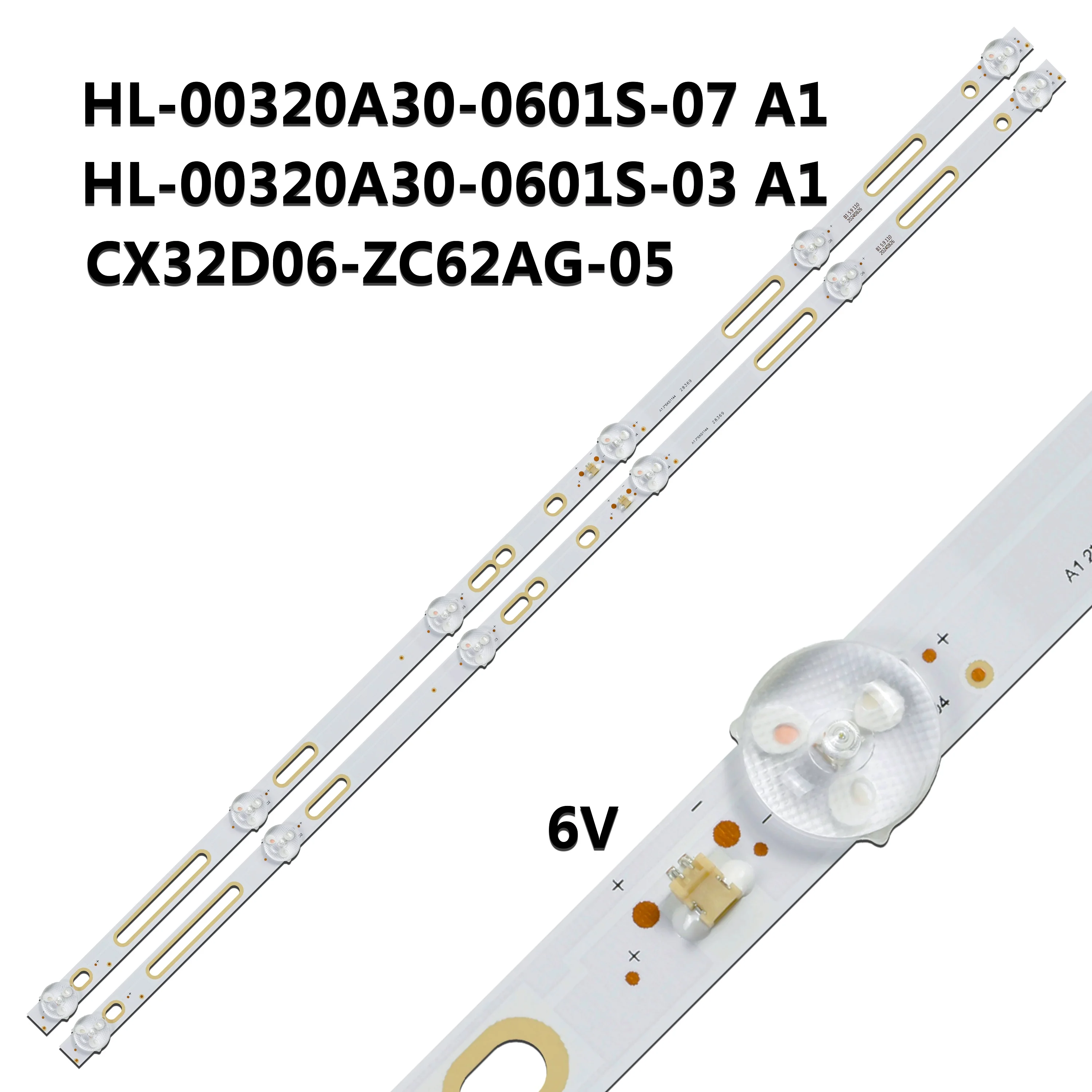 BBAJLC  LED Backlight strip for CX32D06-ZC22AG-05 HS-30800532Z10DTZ002-A20