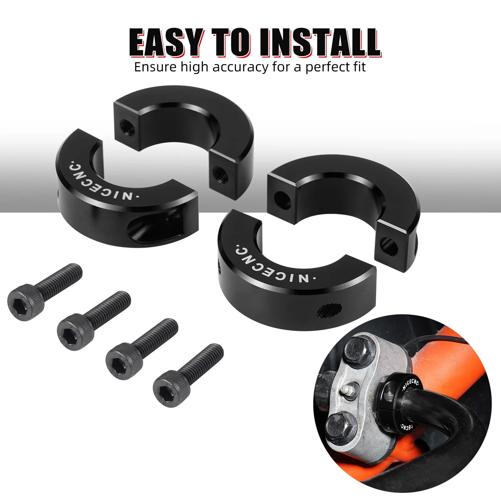 Für CAN AM Maverick X3 UTV Hinterachs-Stabilisator-Klemmring für Can Am X3 900 R 4x4 TURBO DPS Aluminium-Zubehör zur Verriegelung – Detail 12