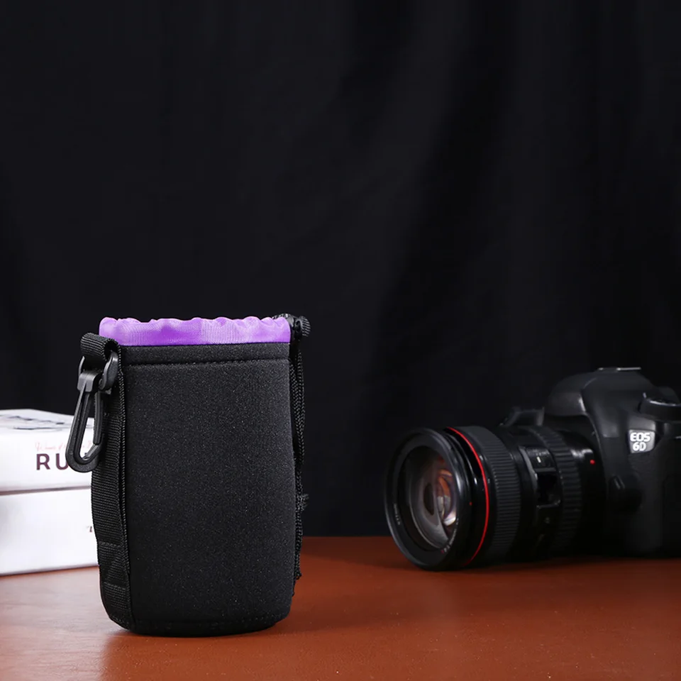 Shockproof Soft Neoprene DSLR Camera Lens Pouch