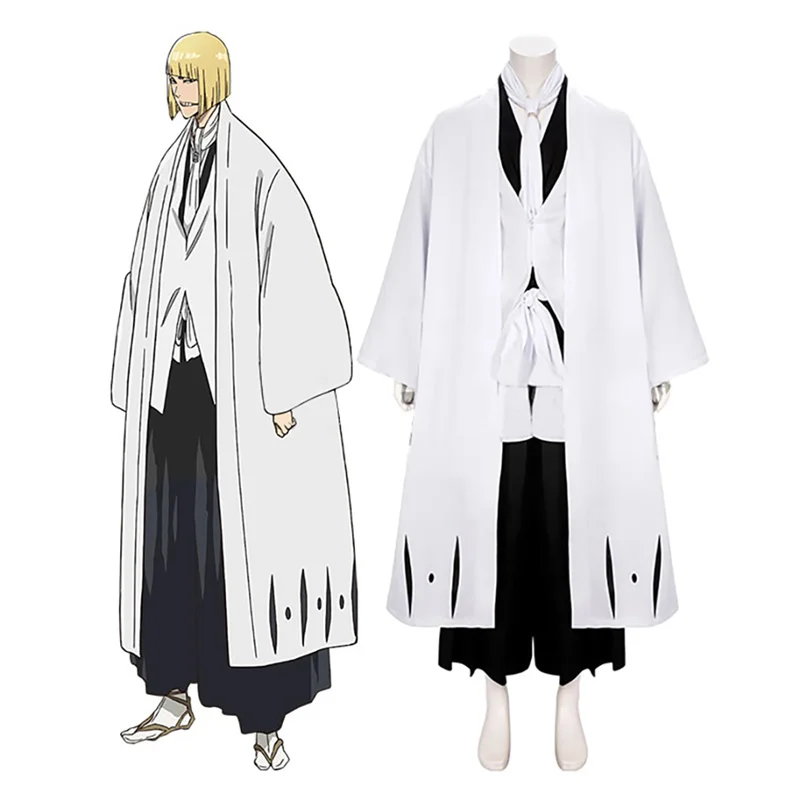 

Bleach Thousand Year Blood War Arc Hirako Shinji Cosplay Costume Uniform Captain Men's Kimono Outfit Full Set