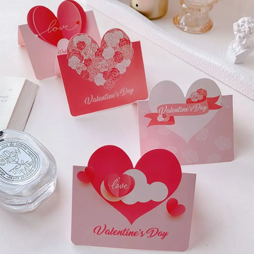

10pcs Blank Folding Card Invitation Greeting Cards Happy Birthday DIY Decoration Message Card