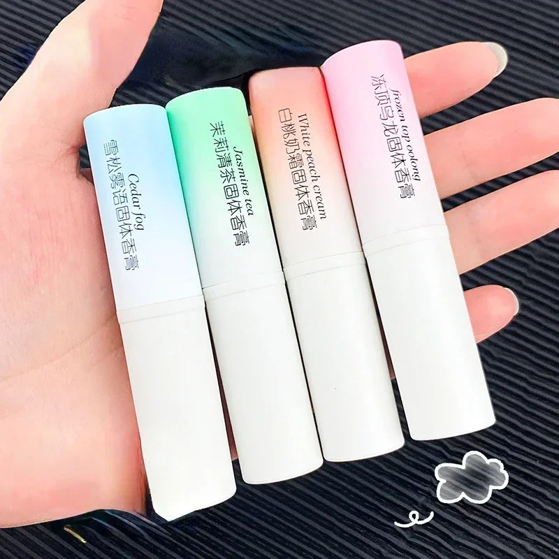 Solid Perfume Portable Solid Balm Pen Fragrances for Women Men Solid Perfume Lasting Fresh Light Fragrance Stay Long Stick Body Perfumes