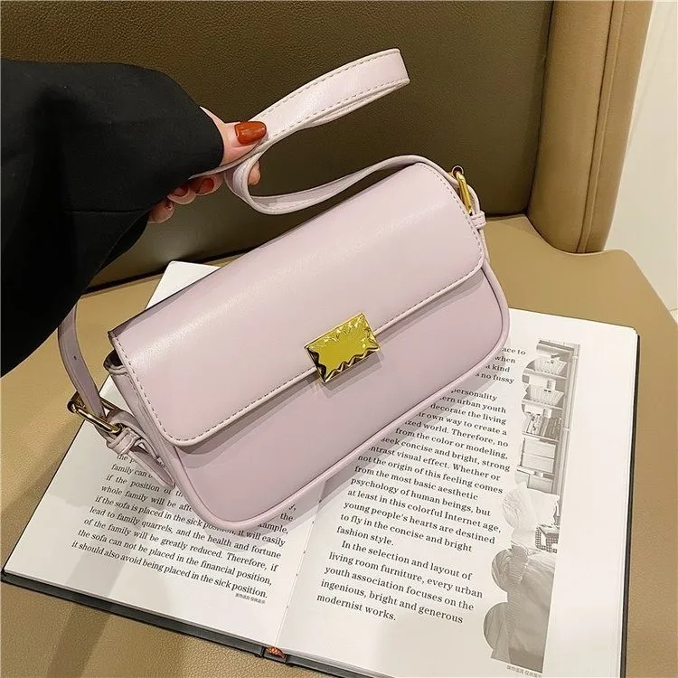 

Ladies Hand Bags Brand Designer Crossbody Bag Female Vintage Simple Solid Color Shoulder Bags Luxury Messenger Bag Ladies Sac