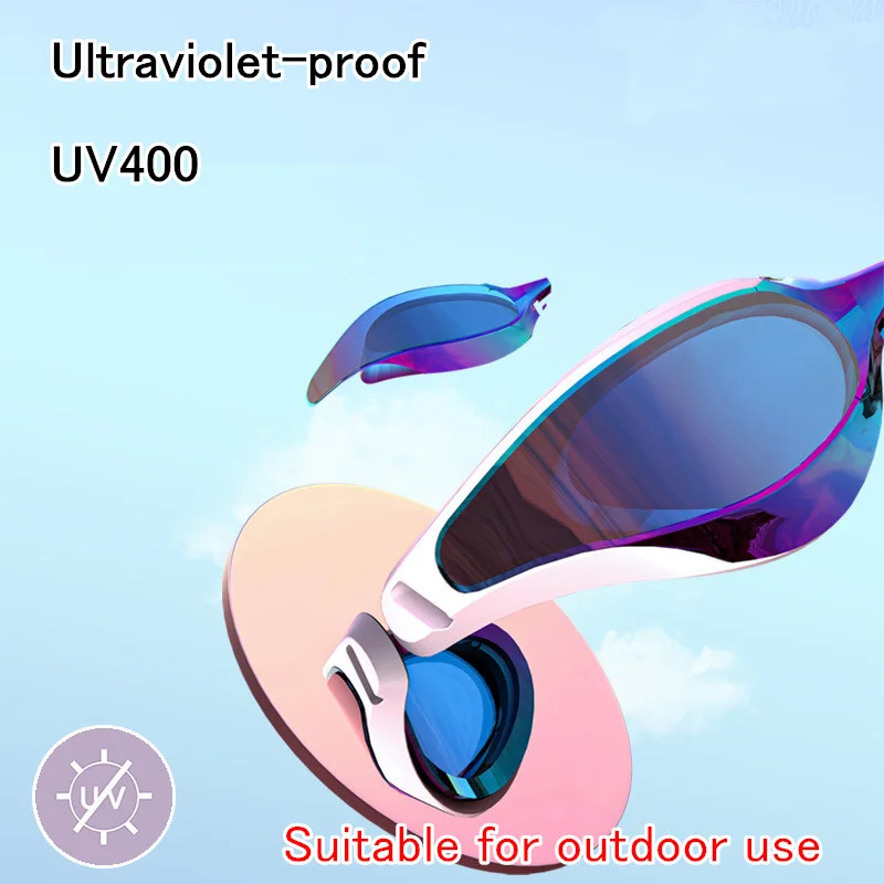 Professional Anti-Fog Swimming Goggles HD Leak Proof UV Protection Men Women Silicone Adjustable Eyewear