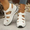 Round Toe Shoes Clogs Platform Female Footwear Low Heels Large Size Women Casual Sneaker Creepers Dress Breathable Big Size Summ 1