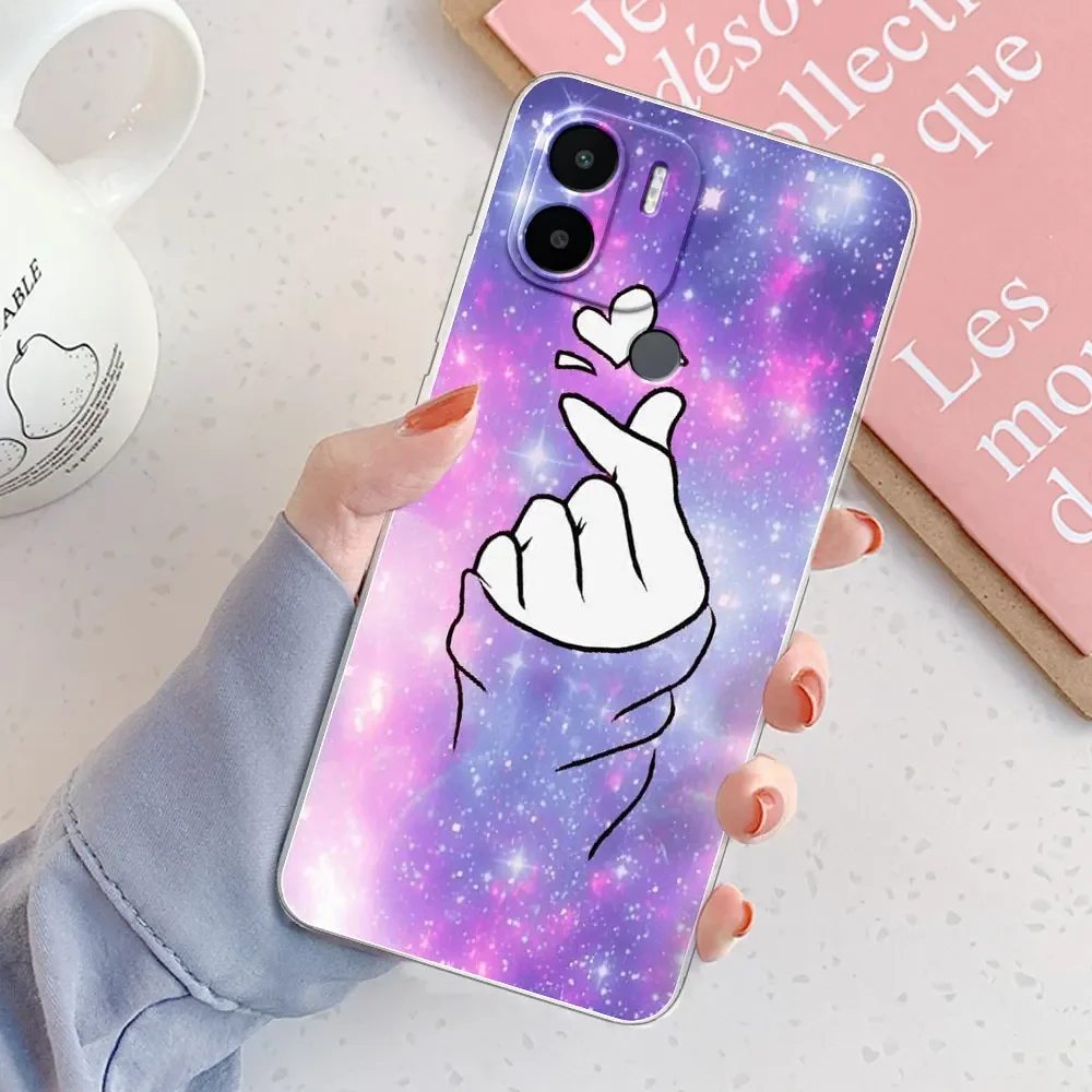 Sleek Soft Silicone Clear Protective Cover for Xiaomi Redmi A2 Series