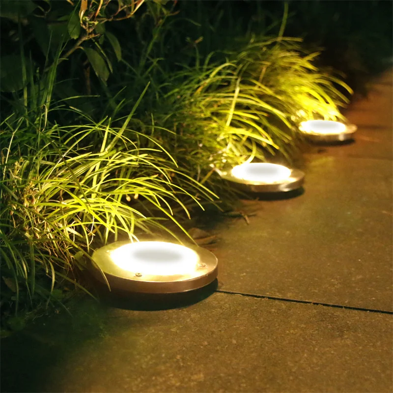 Solar Light 4pcs LED Solar Lawn Light Fairy Outdoor Powered Buried Street Lamp Garden Villa Pathway Patio Decoration solar lights solar wall lamp solar led lights solar ground lights lawn lamp garden lighting