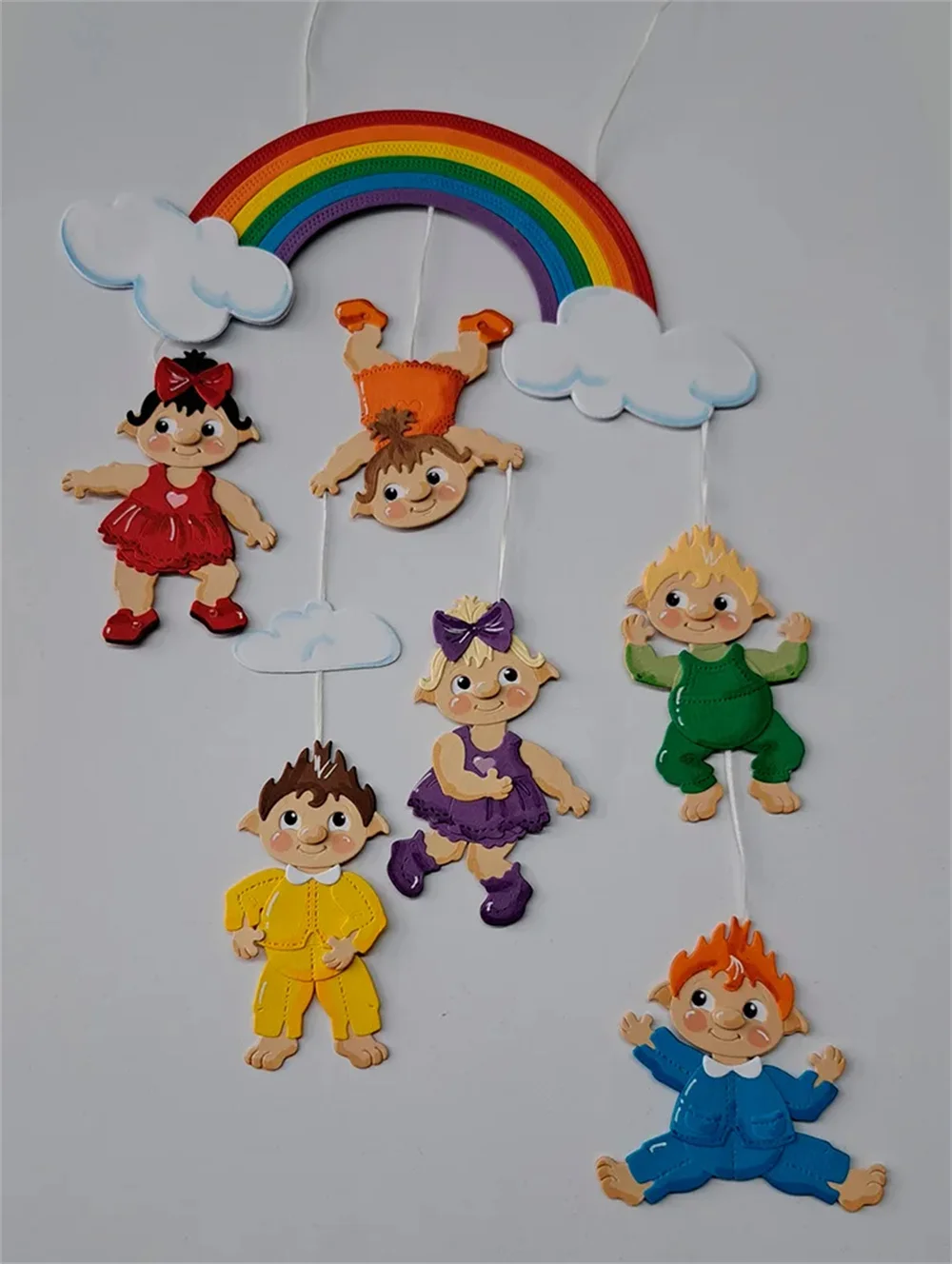 새로운 BY Lene 베이비 트롤용 액세서리 DIY 공예용 금속 커팅 다이 세트 인사말 카드 만들기 스크랩북 장식 몰드