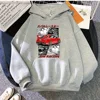 Initial D JDM Red Subie Hoodie Males Winter Clothes Anime Japan Style Impreza WRX STi Printed Sweatshirt Harajuku Graphic Tops 5